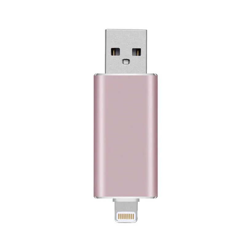 2-in-1 OTG Flash Drives Suitable for Lightning/USB-a Double Port OTG USB Drive