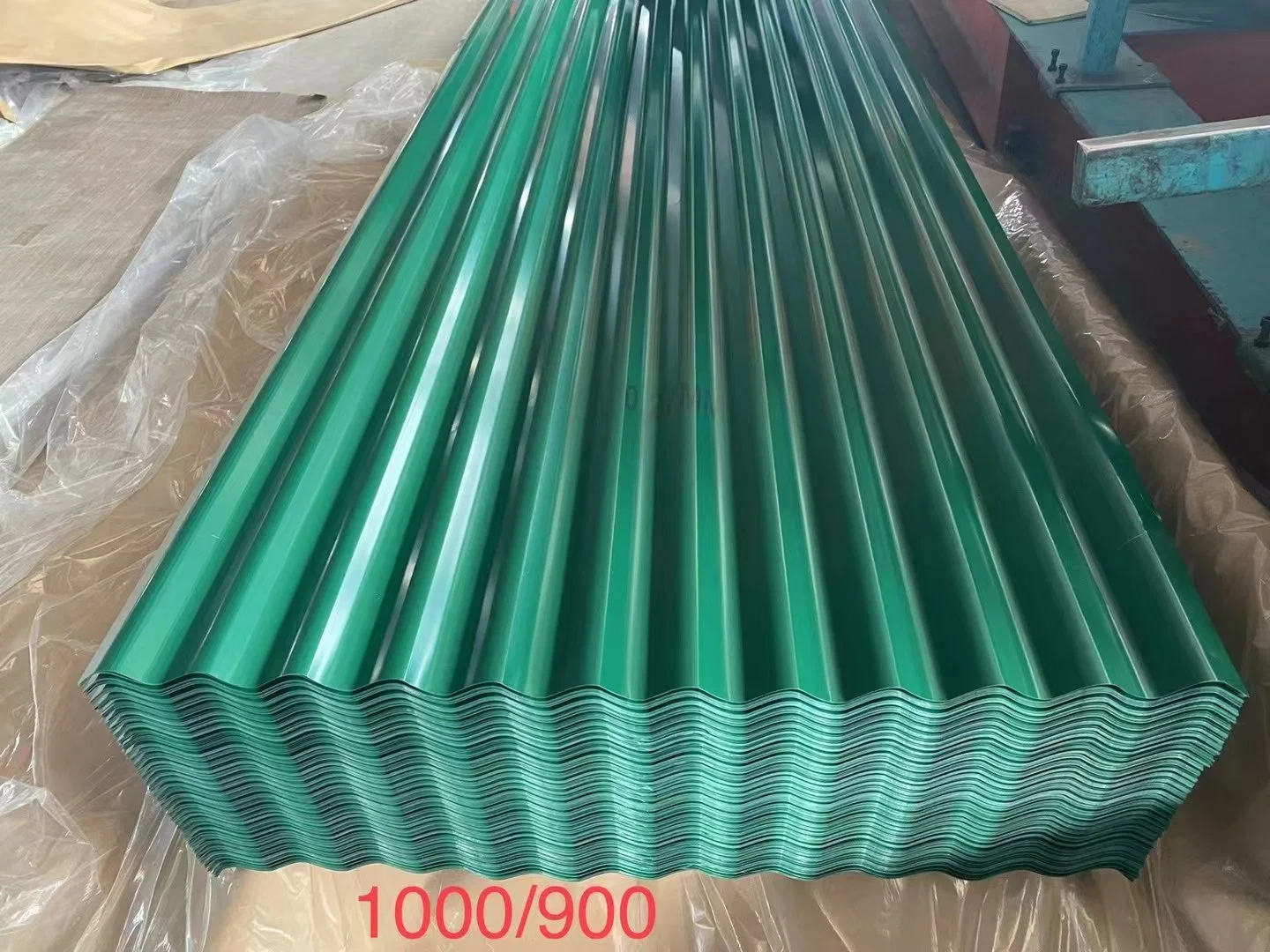 0.12*900*3000 0.15*800*3000 PPGI Corrugated Galvanized Steel Sheet Tile Dx51d SPCC Bwg30 PVDF Ral Red Blue Green Color Building Material Roofing Sheet