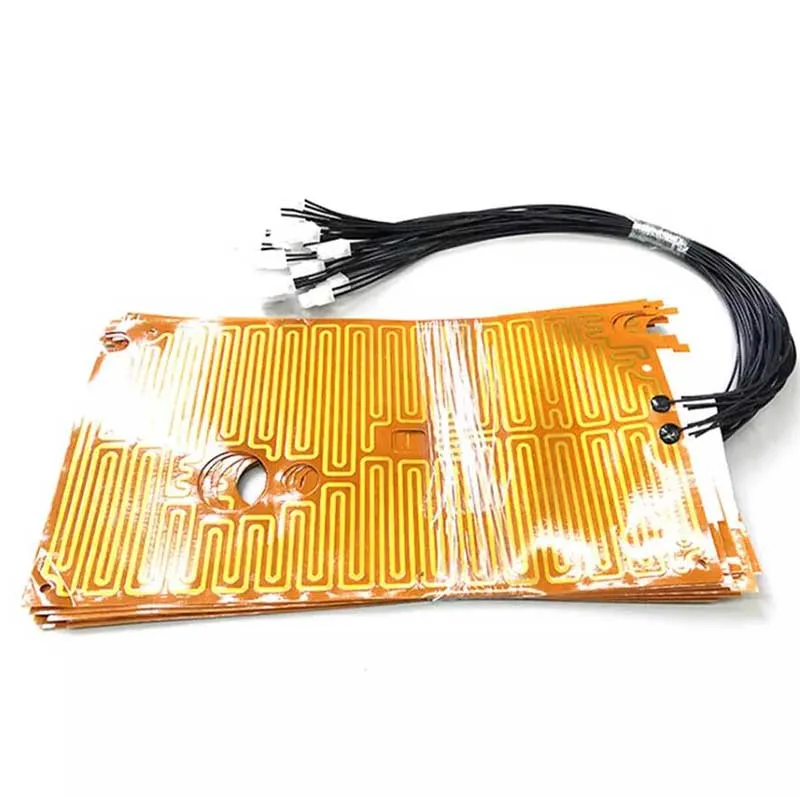 Free Sample Electric PCB Kapton Heating Pad with Connector Manufacturer Directly