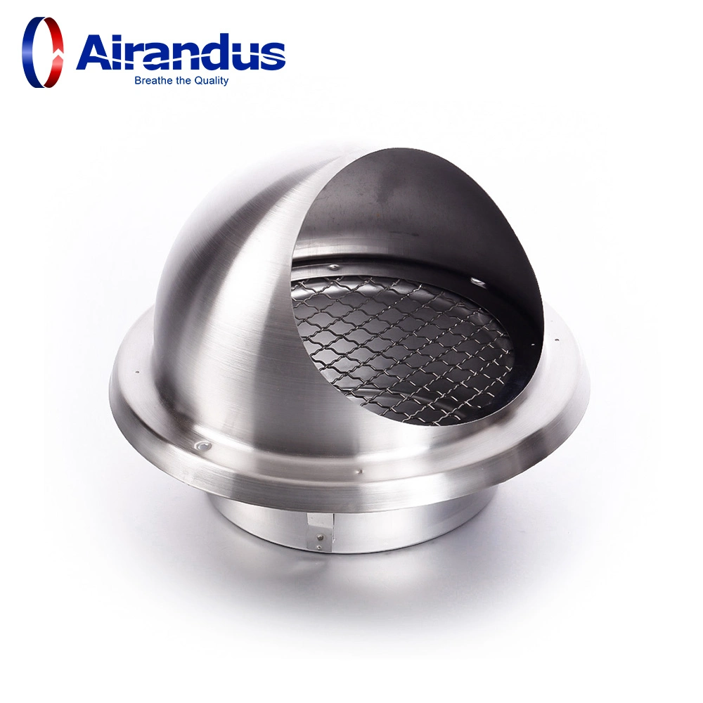 Stainless Steel 304 Round Diffuser Ventilation Air Valve Air Vent Valve for Kitchen