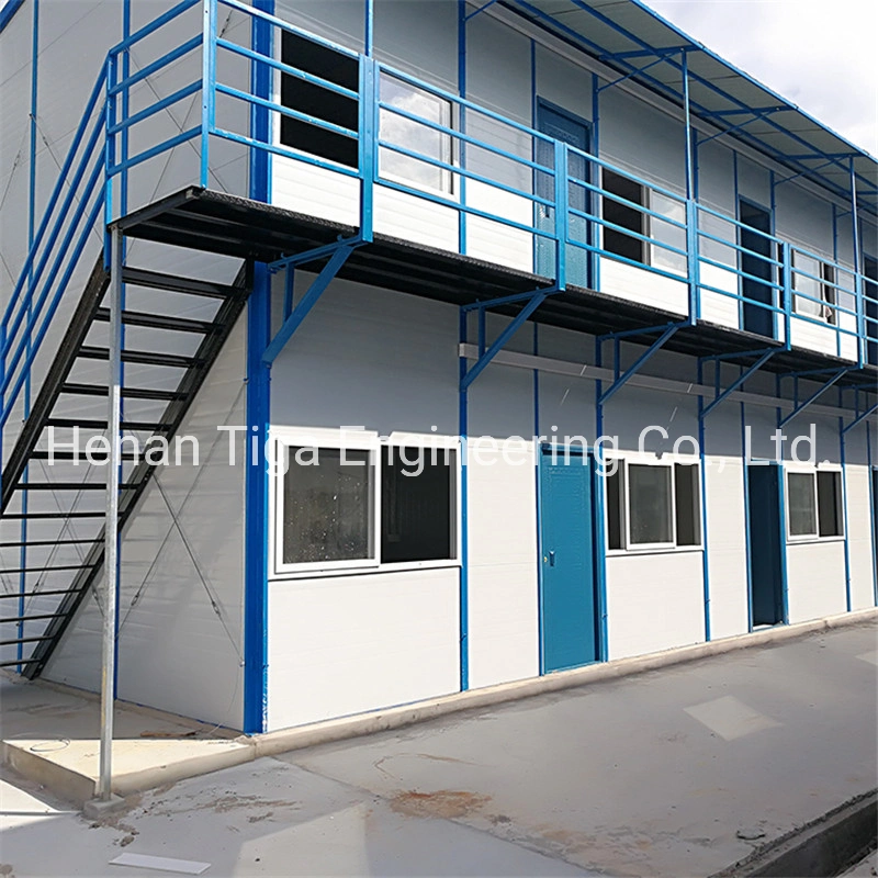 Labor Steel Frame Dormitory Plan Prefabricated House with CE Certificate