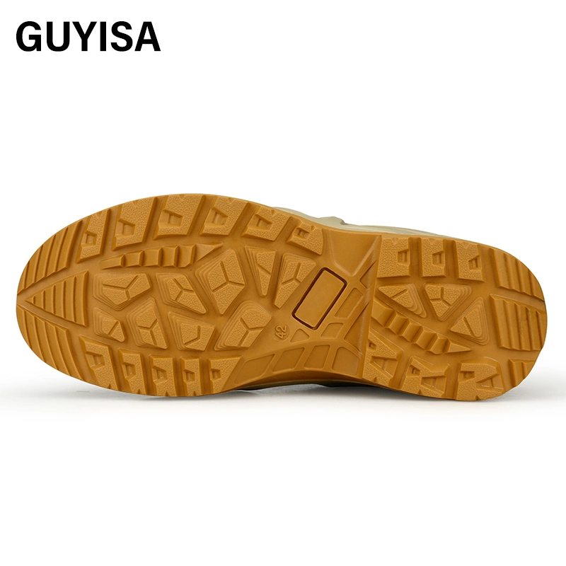 حذاء الأمان Guyisa European Standard Steel Toe Safety Shoes Hiking Fashion Light Safety Shoes