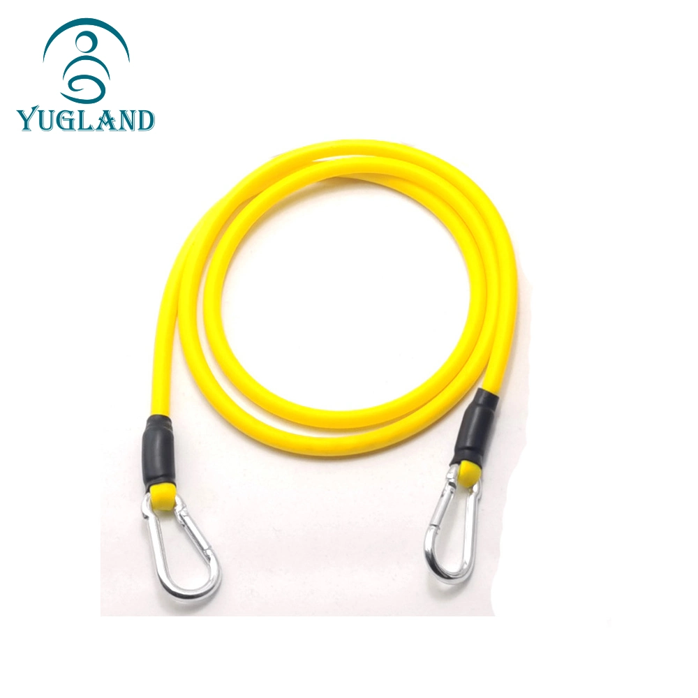 Exercice de remise en forme de tube Yugland 11 PCS Set Latex Bandes de résistance de la formation de tubes de Yoga des équipements de Gym défini