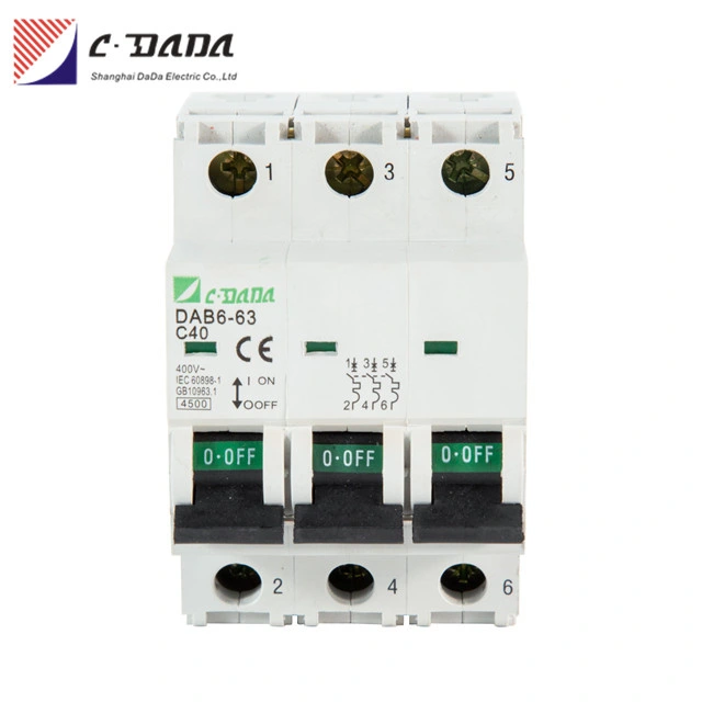 3kA, 4,5ka, 6kA Micro 10 AMP Mini-Leistungsschalter mit CB
