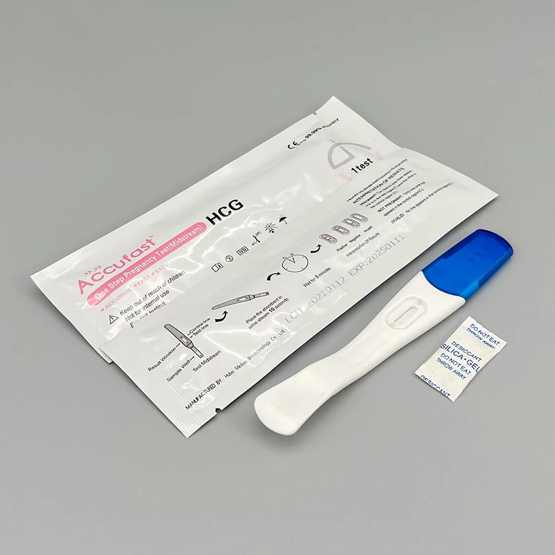 Fabricant Kit de test de grossesse HCG urine Test de grossesse Midstream Strip