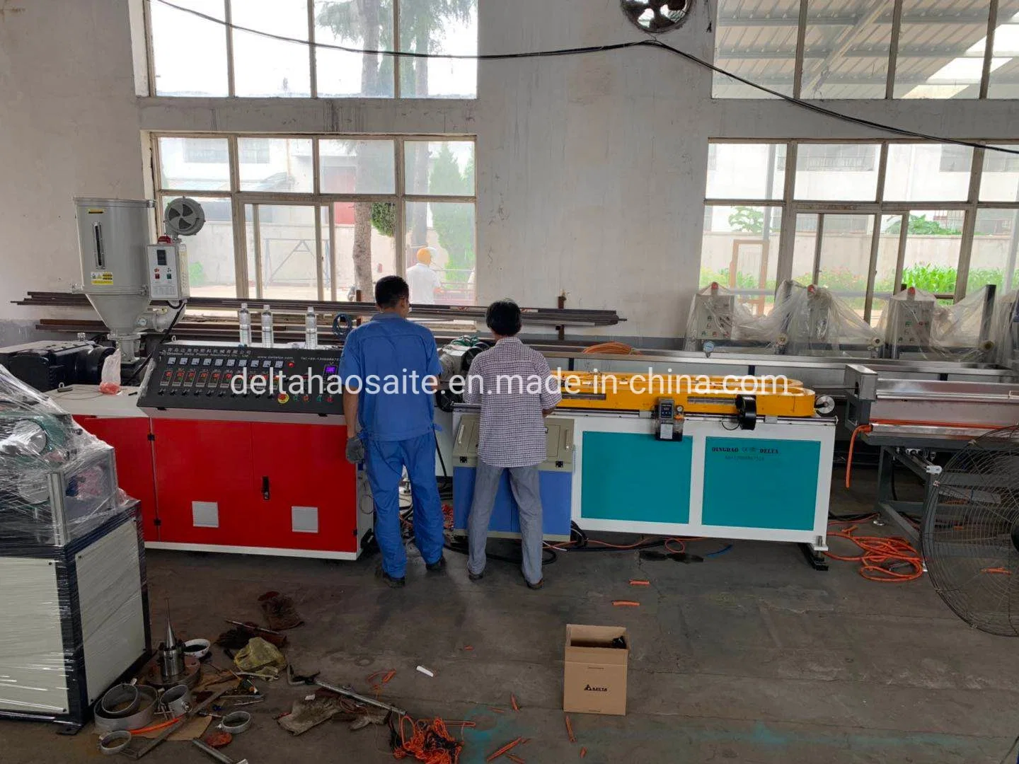 5-160mm Single Wall Plastic Corrugated Pipe Making Machine