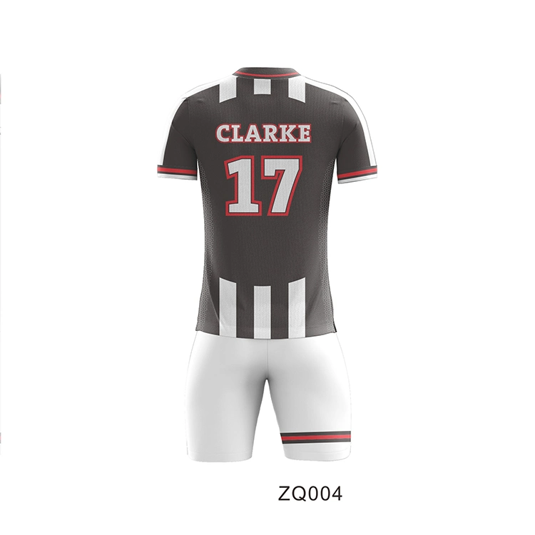 New Arrival Blank Color Custom Soccer Uniform Set Strip Soccer Jersey