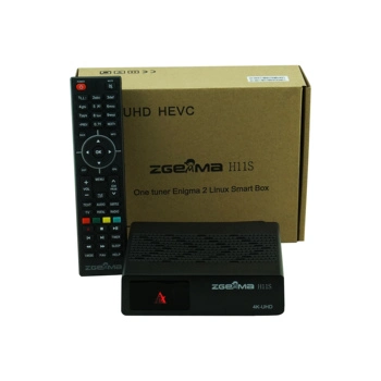 High Definition H11s Satellite Receiver Box- Linux OS DVB-S2X One Tuner Built-in