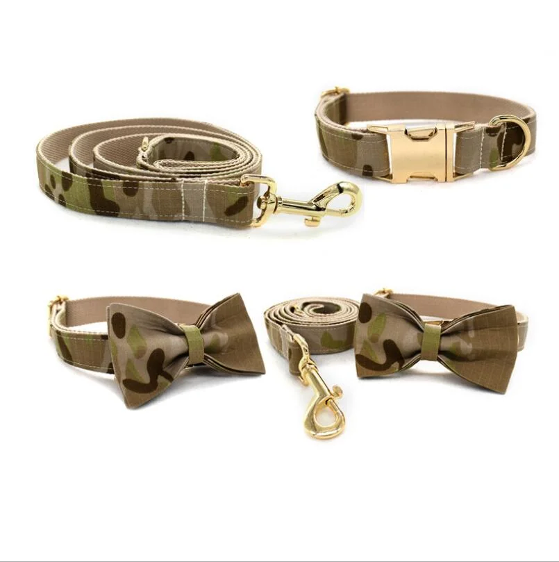 Light Camo High Quality Polyester Dog Collar