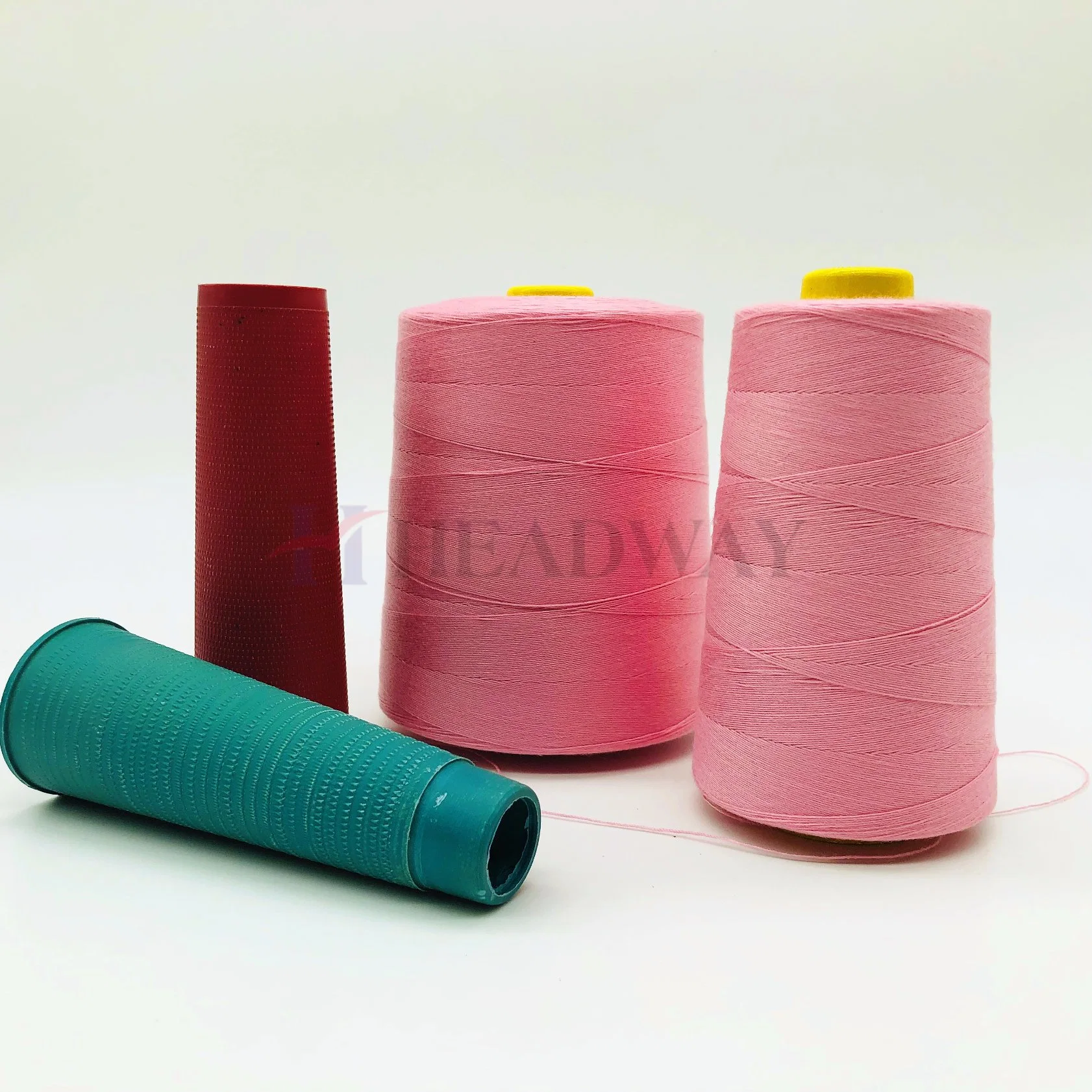 Customized Color 100% Spun Polyester Sewing Thread Dyed Polyester Spun Yarn Manufacturer in China