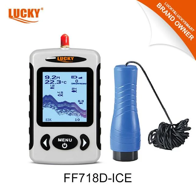 Lucky Humidity Sounder Fish Finder Depth Sounder Fish Finder FF718d-Ice