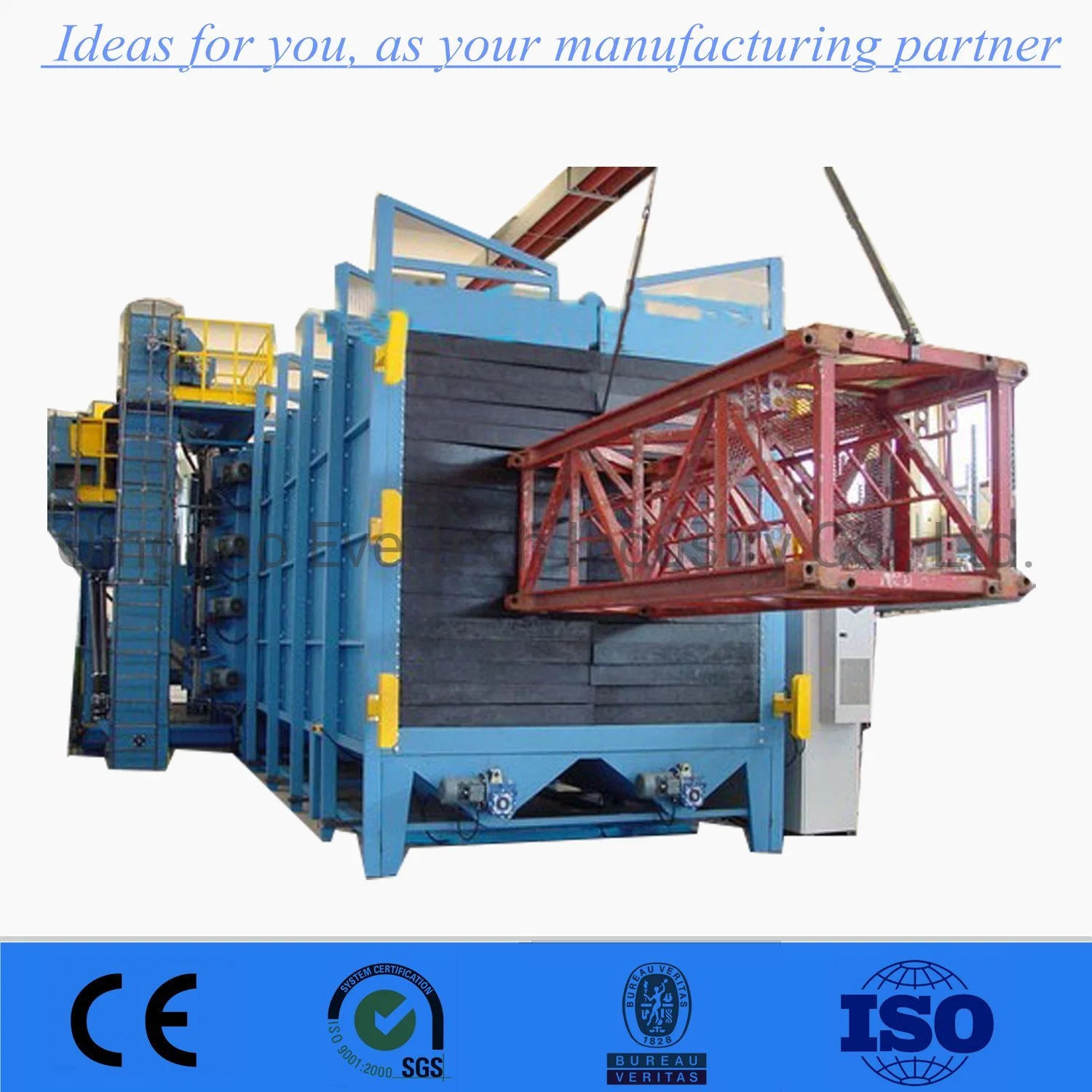 Abrator Machine Hook Overhead Rail Shot Blast Machine Sandblasting Equipment