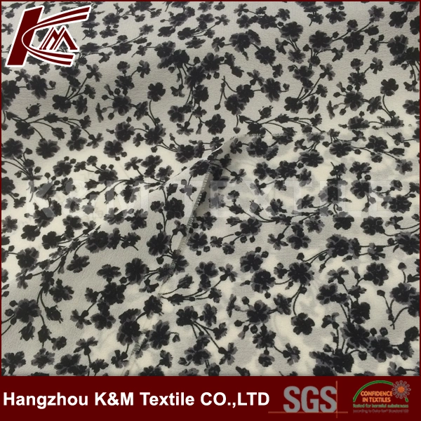 100%Silk 16mm Crepe De Stain with High quality/High cost performance  Printed Made in China