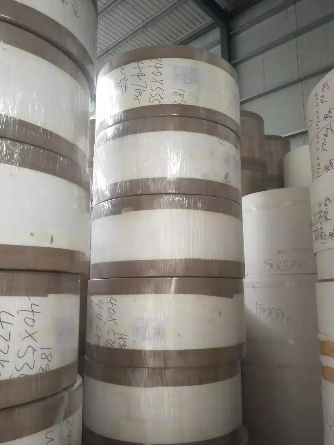 PE Coated Paper Cup Materials Roll APP Brand High Bulk White Paper