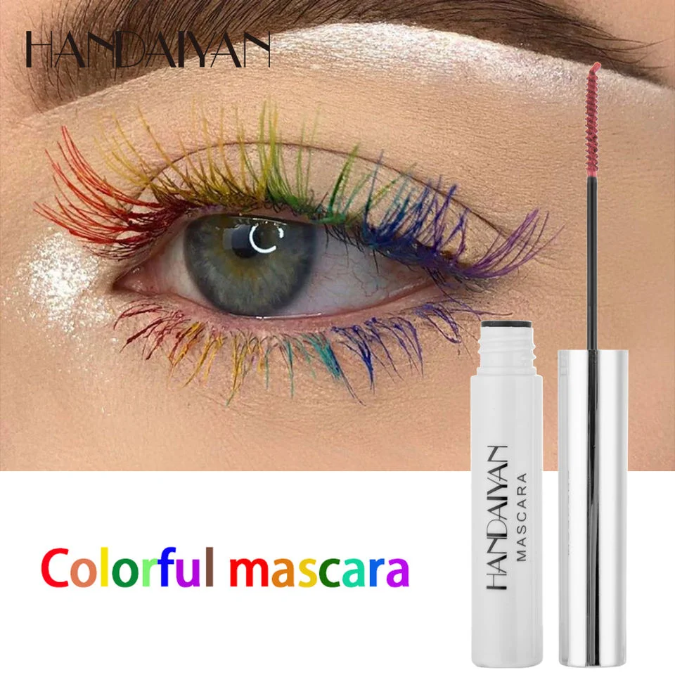 Hot Selling Waterproof Colorful Mascara Anti-Sweat Curling Mascara