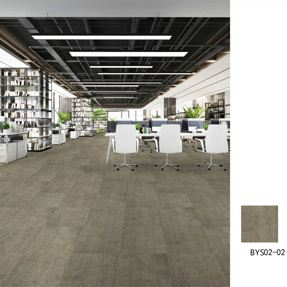 Fashion Simple Environmentally Friendly Office Carpet Tile Carpet Nylon PVC Bottom Carpet