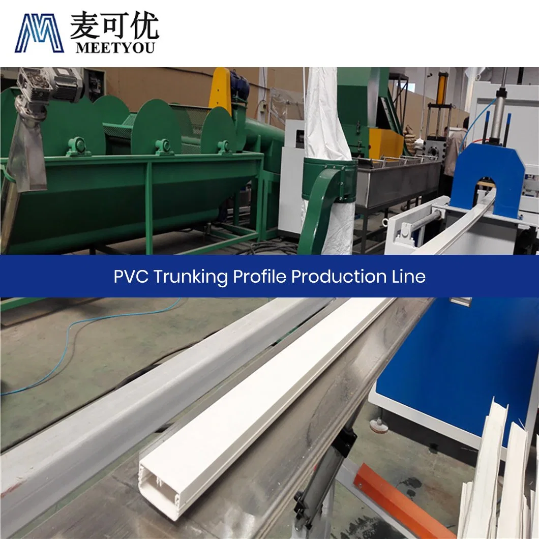 Meetyou Machinery Grey Plastic Cable Trunking Profile Production Line High-Quality China PVC Stable Extrusion PVC Trunking Extrusion Machine Supplier