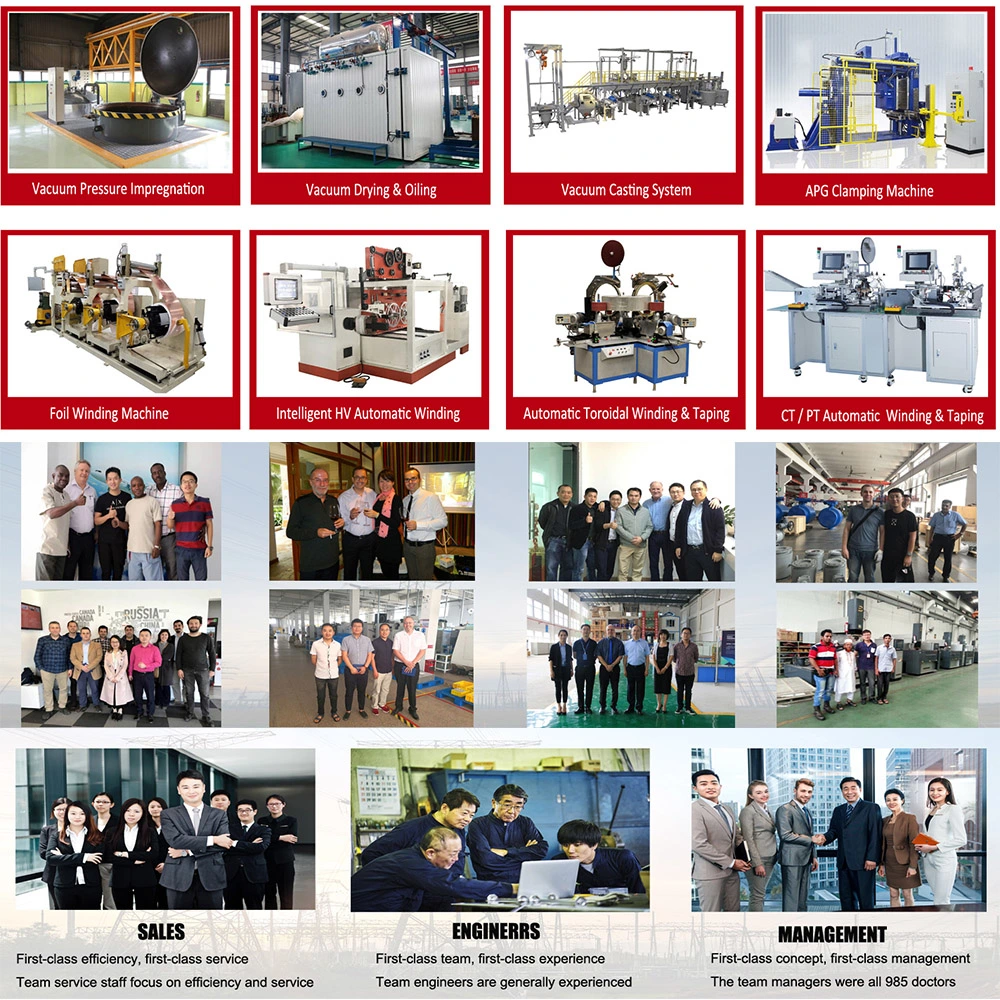 Equipamento de enrolamento de alta tensão totalmente inteligente