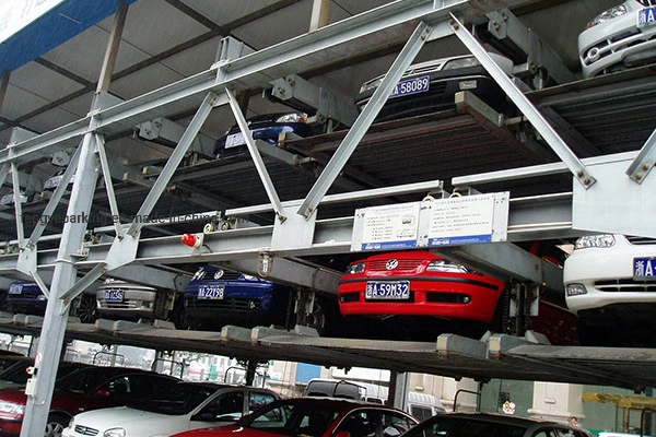 TUV Approved 3 Storey Lifting and Flat Moving Car Parking System