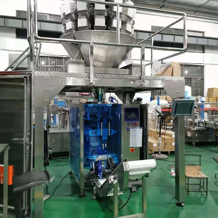 Multihead Weigher Linear Automatic Multi Head Weighing Packing Machine for Candy Peanut Green Bean Pistachio Brown Sugar Cake