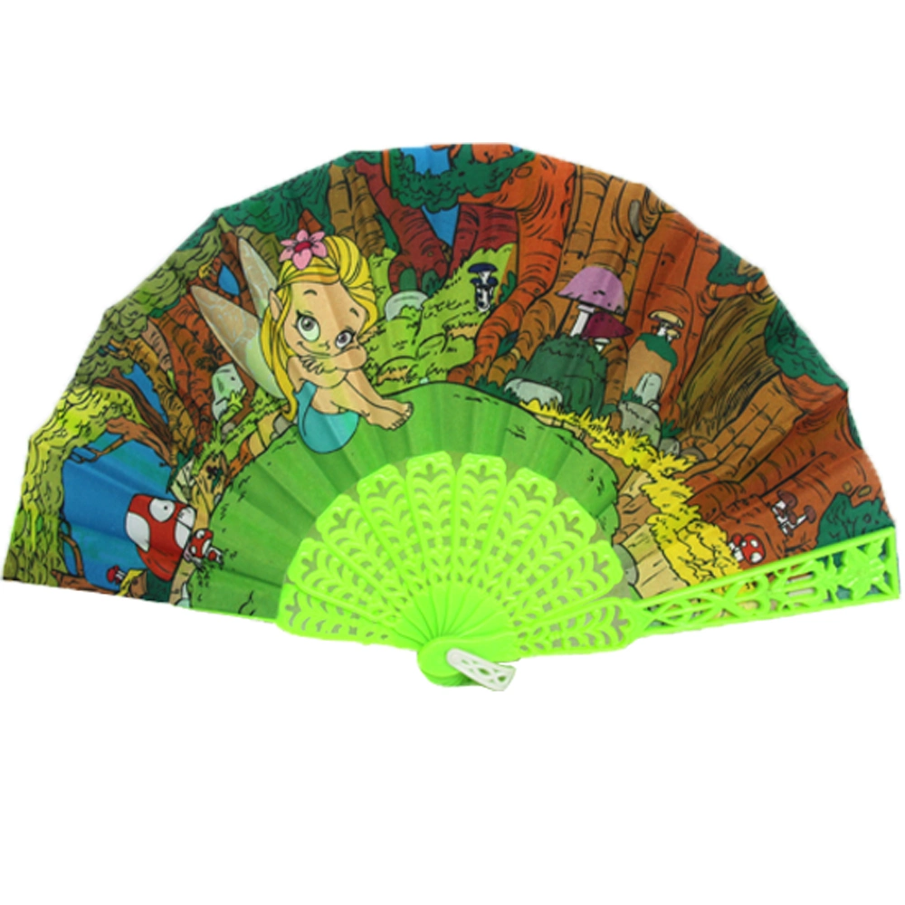 New Wholesale/Supplier Custom Printed Logo Small Folding Hand Fan for Kids