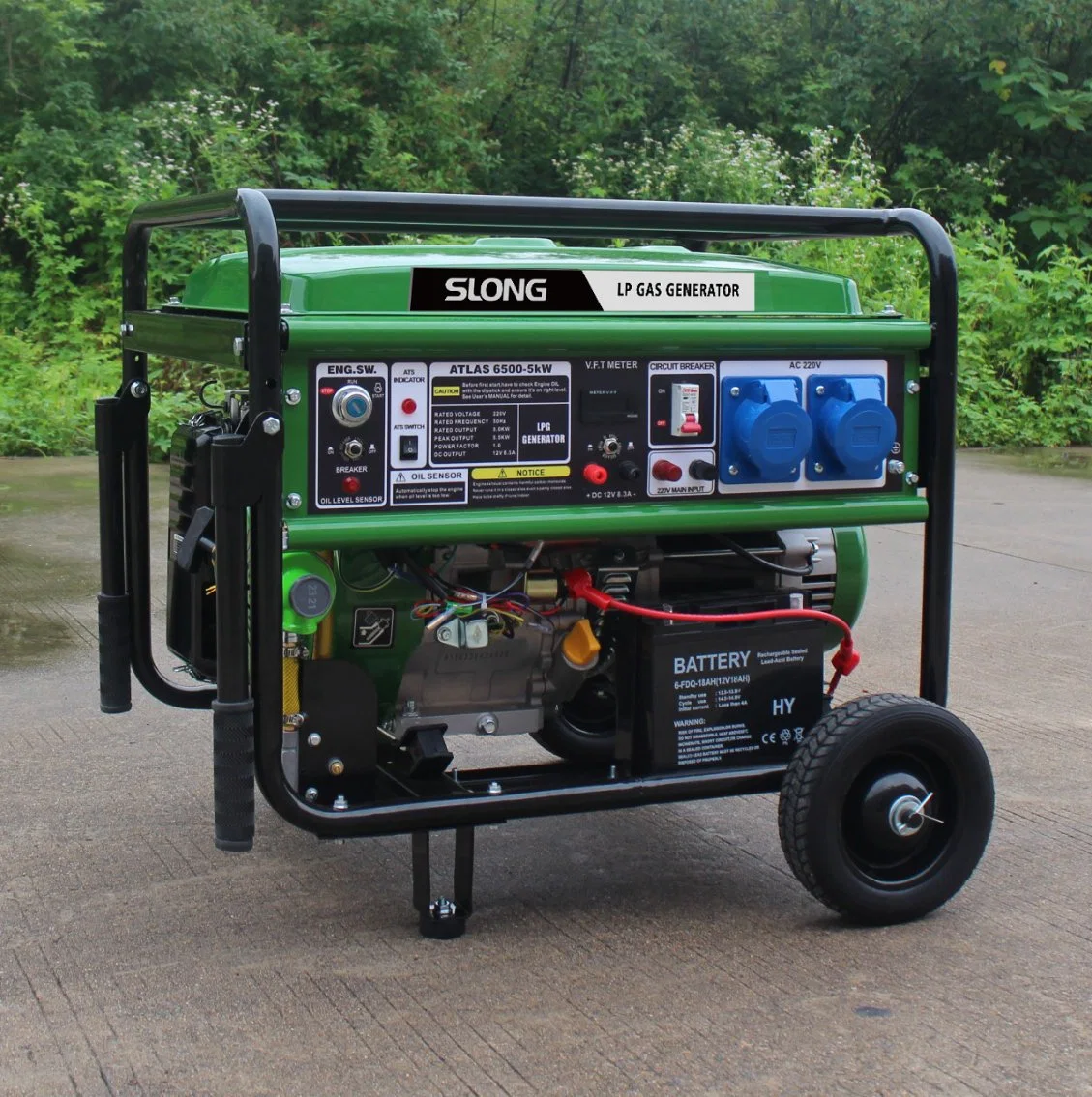 E. Slong Brand 8kw CNG Gas Generator