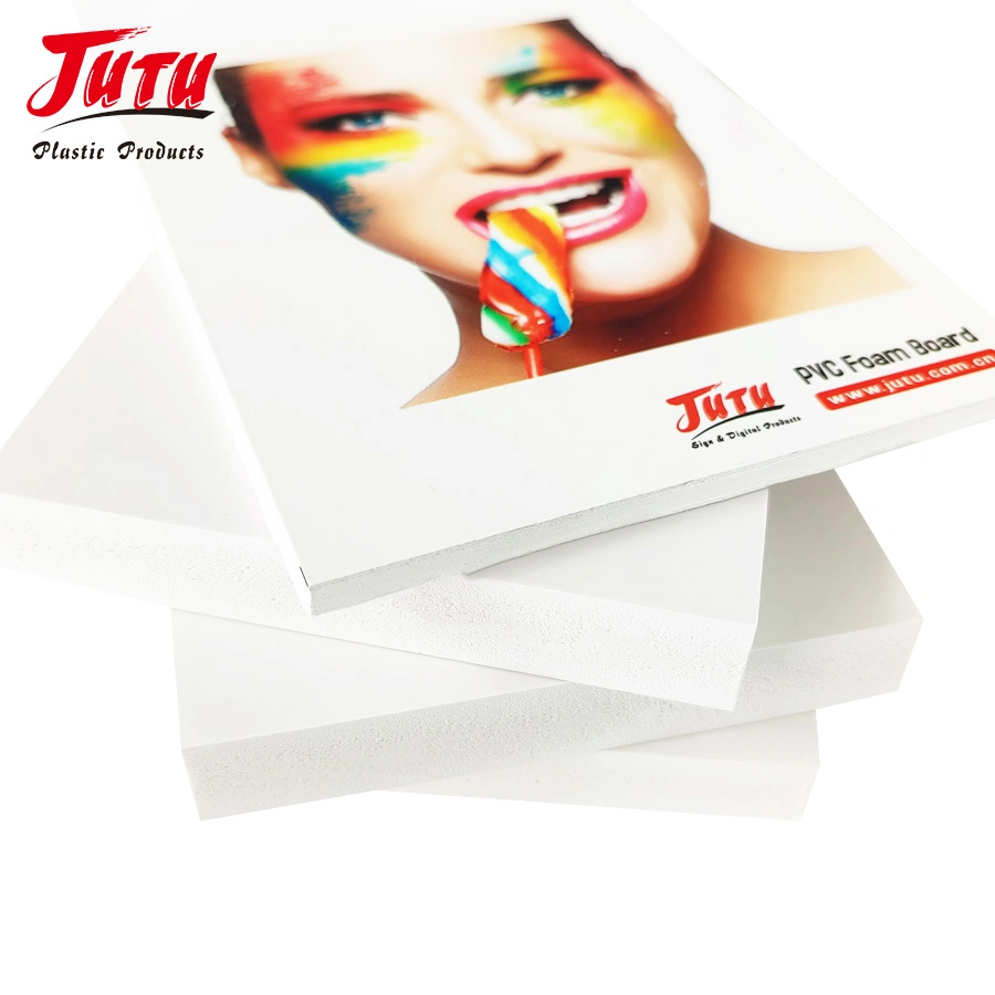 Jutu Home interiores superficie lisa y dura PVC Foam Sheet Para publicidad al aire libre Signage