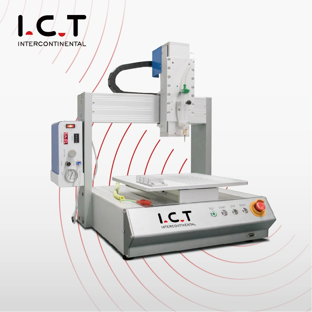 La Chine prix d'usine SMD Assemblage CMS Doming automatisé Robot de distribution de colle avec la pression de la machine baril