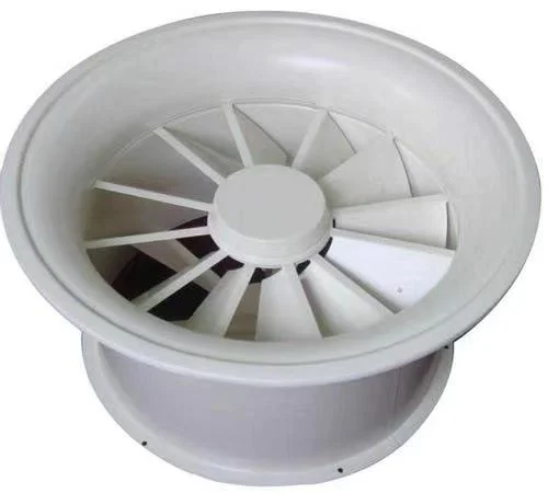 Sistema de climatización aire acondicionado techo redondo Difusor rotacional de ventilación de aire para la fábrica.