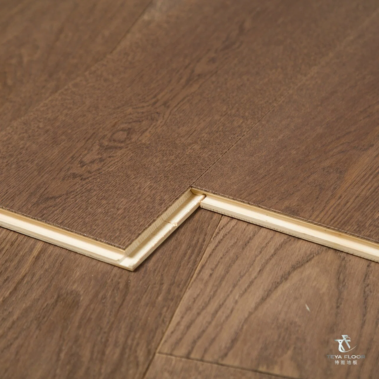 Hardwood Three-Layer Flooring Oak Engineered Wood Flooring Ab Grade