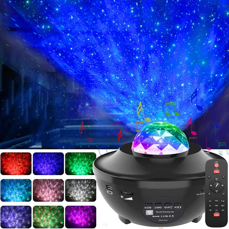 Starry Night Lamp Light Bluetooth Remote LED Star Light Projector Light
