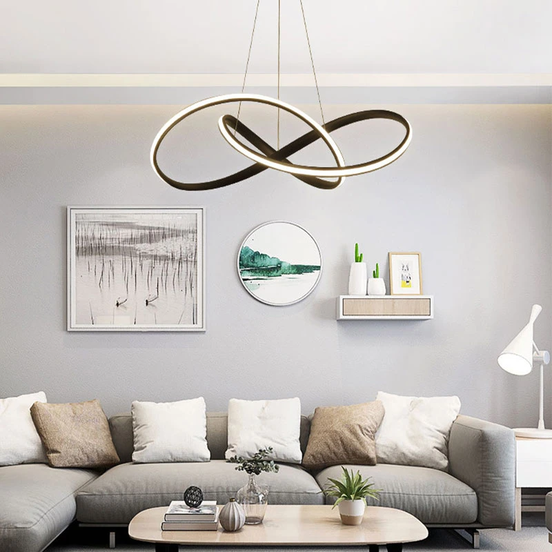 2022 Simple Modern Ceiling Lamp Circle Ring Pendant Lamp LED Night Lamp for Restaurant Bedroom