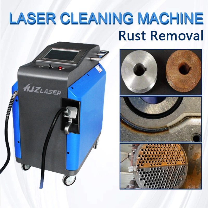 Tragbare Laser Reinigung Rost Remover 1000W 1500W Laser Metall Reinigung Maschine