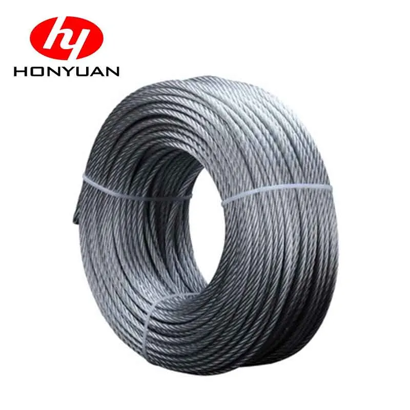 E. G Cable Steel Wire Rope 6X24+7FC Coil Packing Fiber Core