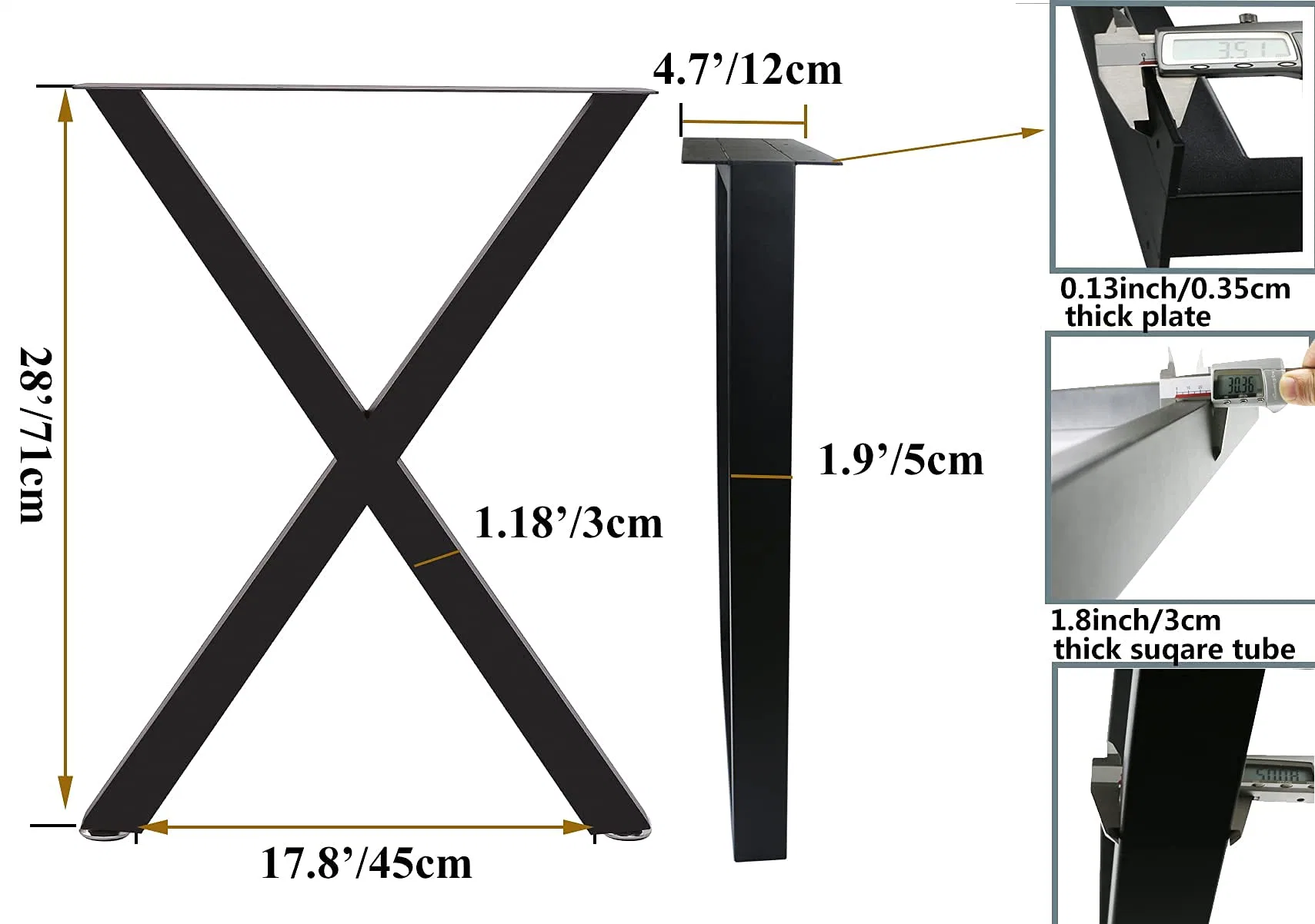 Mesa de acero de plástico de metal mayorista muebles Sofa pies patas ajustables las piezas de mobiliario Accesorios de hardware