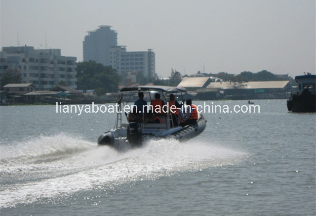 Liya 6mter-8M barco inflável botes de salvamento Hypalon Barcos