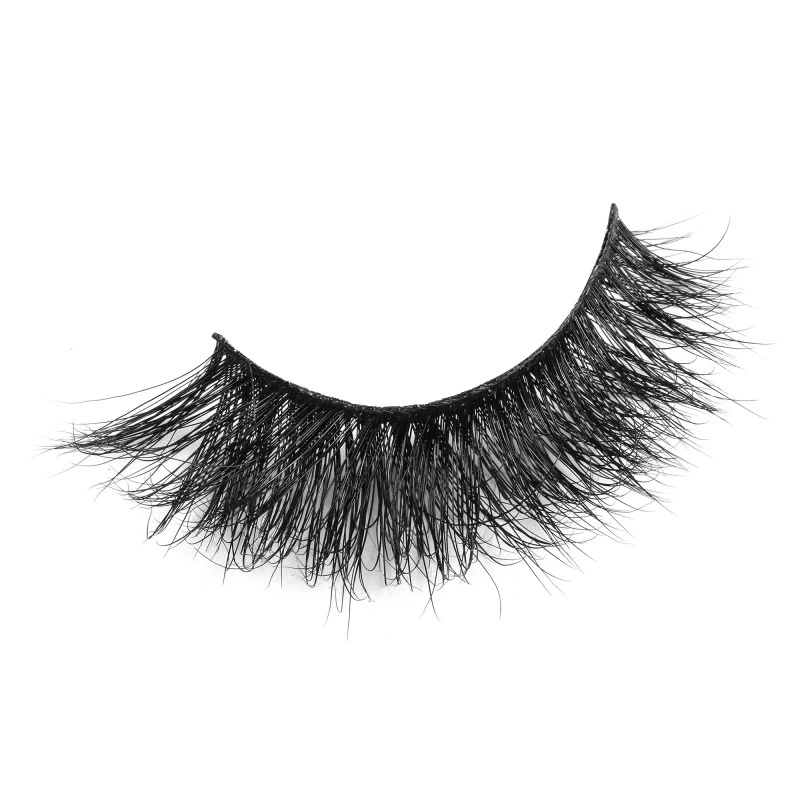 3D Fluffy Mink Eyelashes Cat Eye Style Lash with Private Logo Packaging