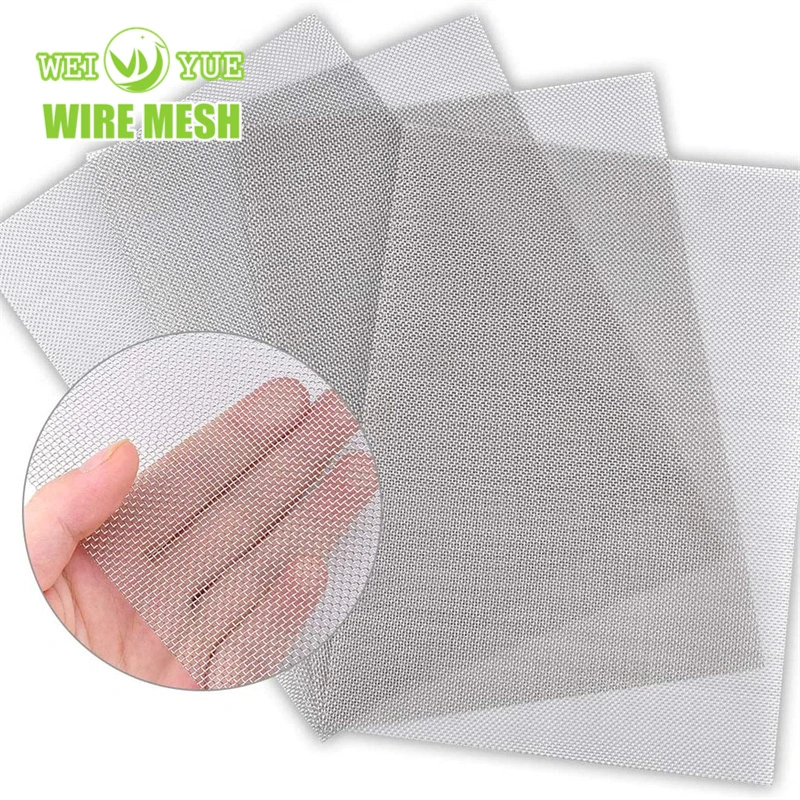 Weiyue 12*12mesh 304L Stainless Steel Square Metal Wire Screen Mesh Netting for Filter on Sale