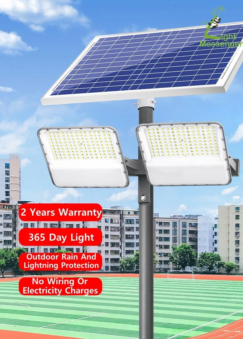 Professional Reflector Projector 400 500 800 1000W Outdoor Solar Lamp Stadium Square Lighting Powered Battery Flood Light IP67 Waterproof LED Solar Court Light