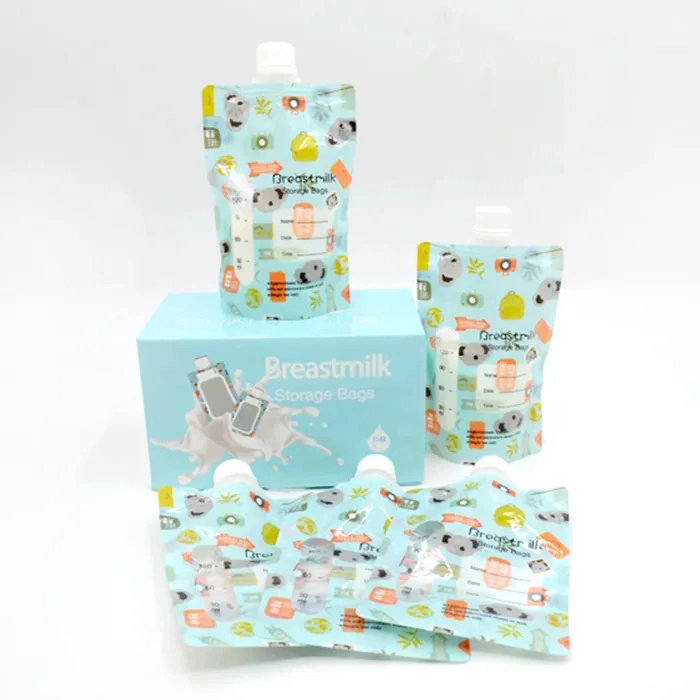 Cute Animal Private Label OEM Breast Milk Storage Bags