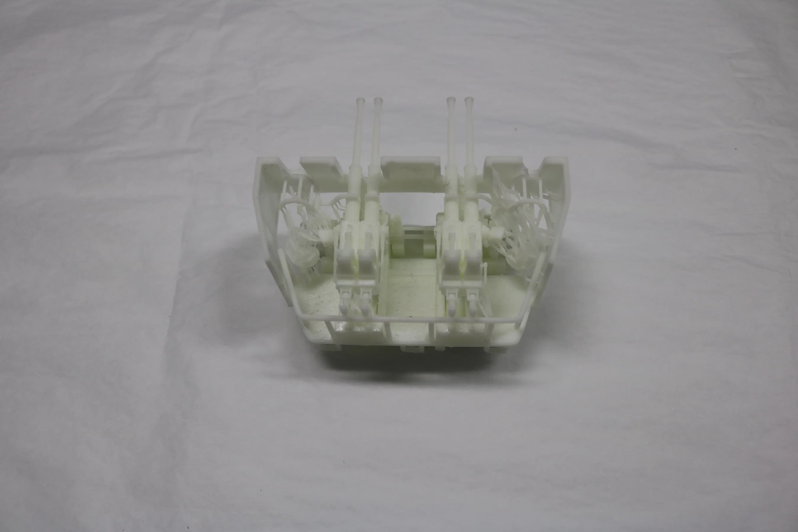 3D Printing Service Ship Cannon Models Using White Resin Models