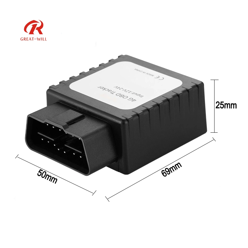 New Arrival Plug and Play Vehicle 4G GPS Tracker OBD II Socket with Diagnostic Function Scanner