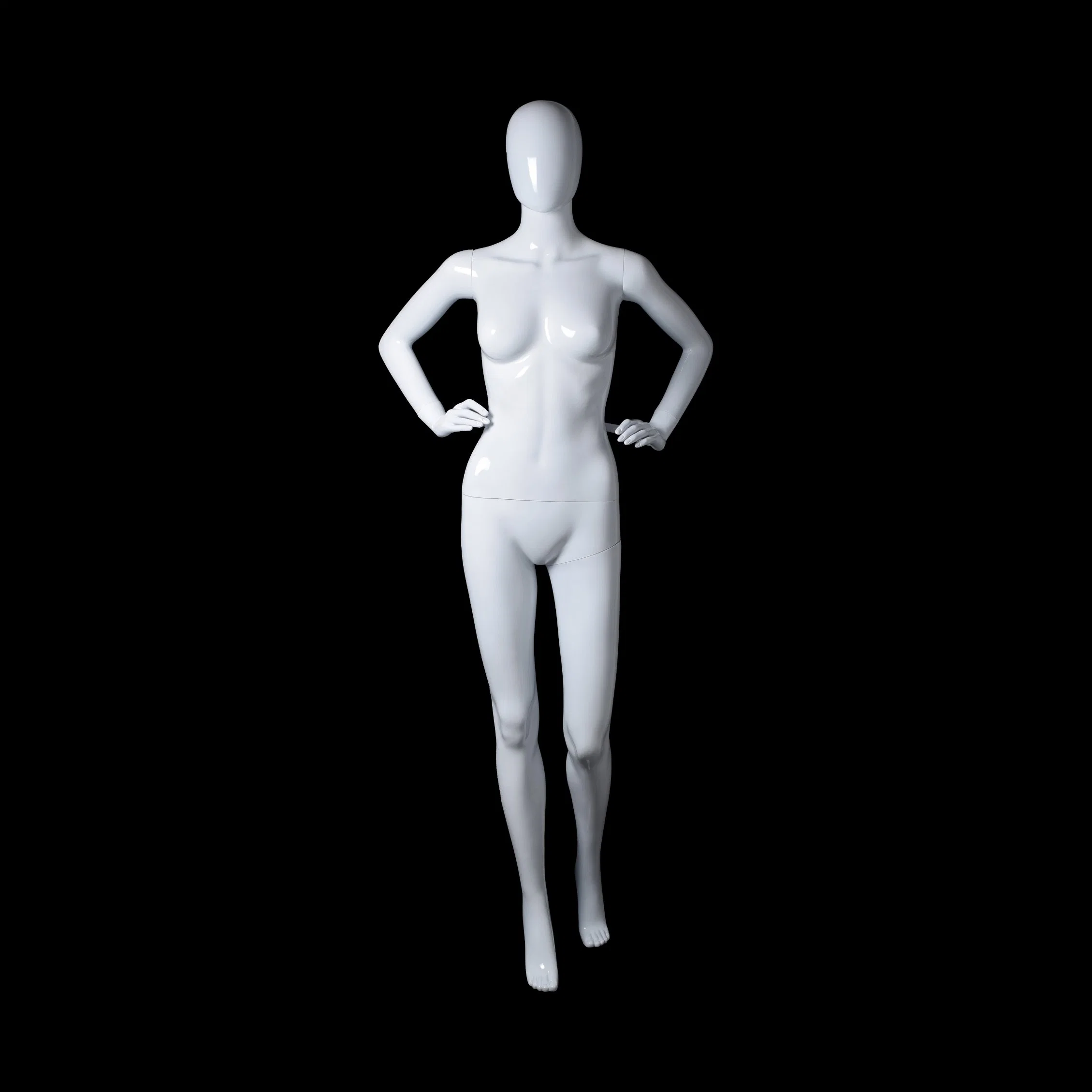 2019 Unbreakable PP Full Body White Male Mannequin for Window Display