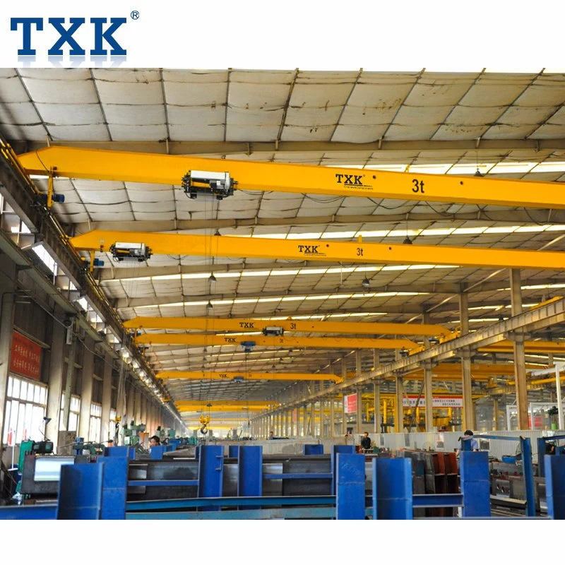 10 -50ton Warehouse Specialized Single Girder Overhead Crane with Electric Chain Hoist