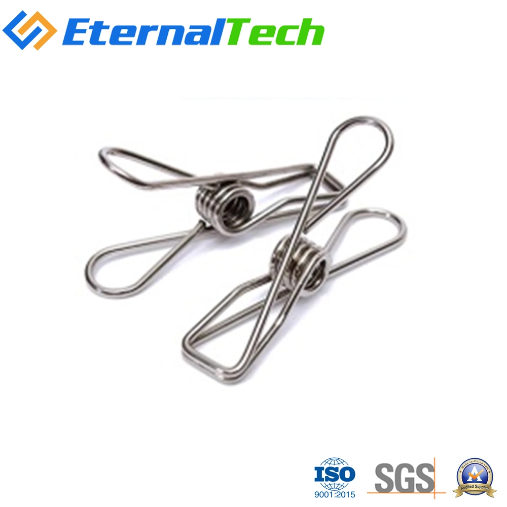 Stainless Peg Metal Hooks for Laundry and Small Metal Clothes Clips