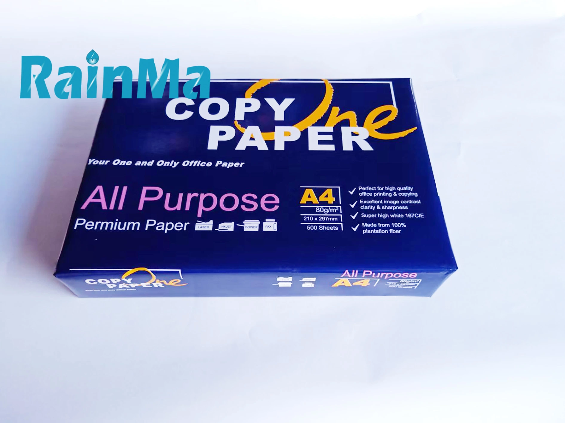 80GSM 75GSM 70GSM 100% Pulp A4 Paper Copier 500 Sheets/Ream A4 Copy Paper Copypape