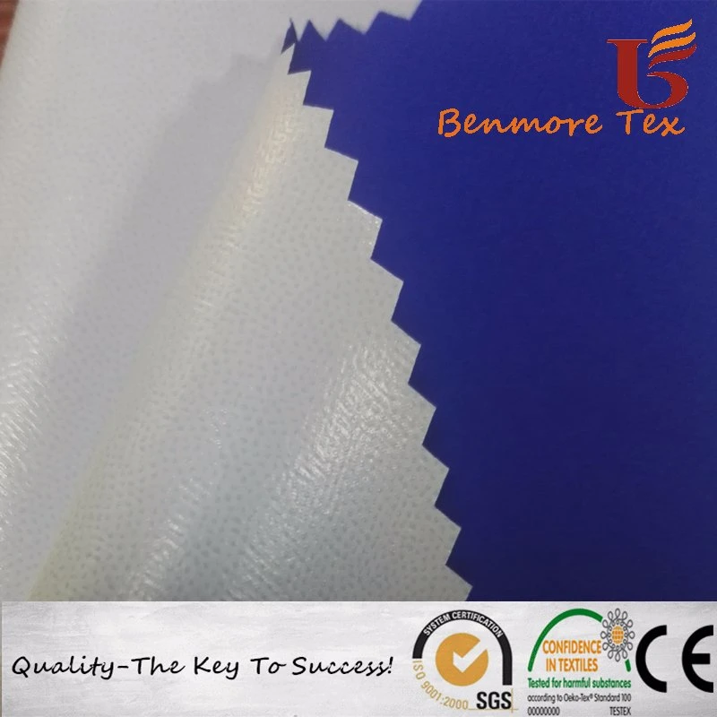 Embossing/TPU Compound Full Dull Polyester Pongee Fabric