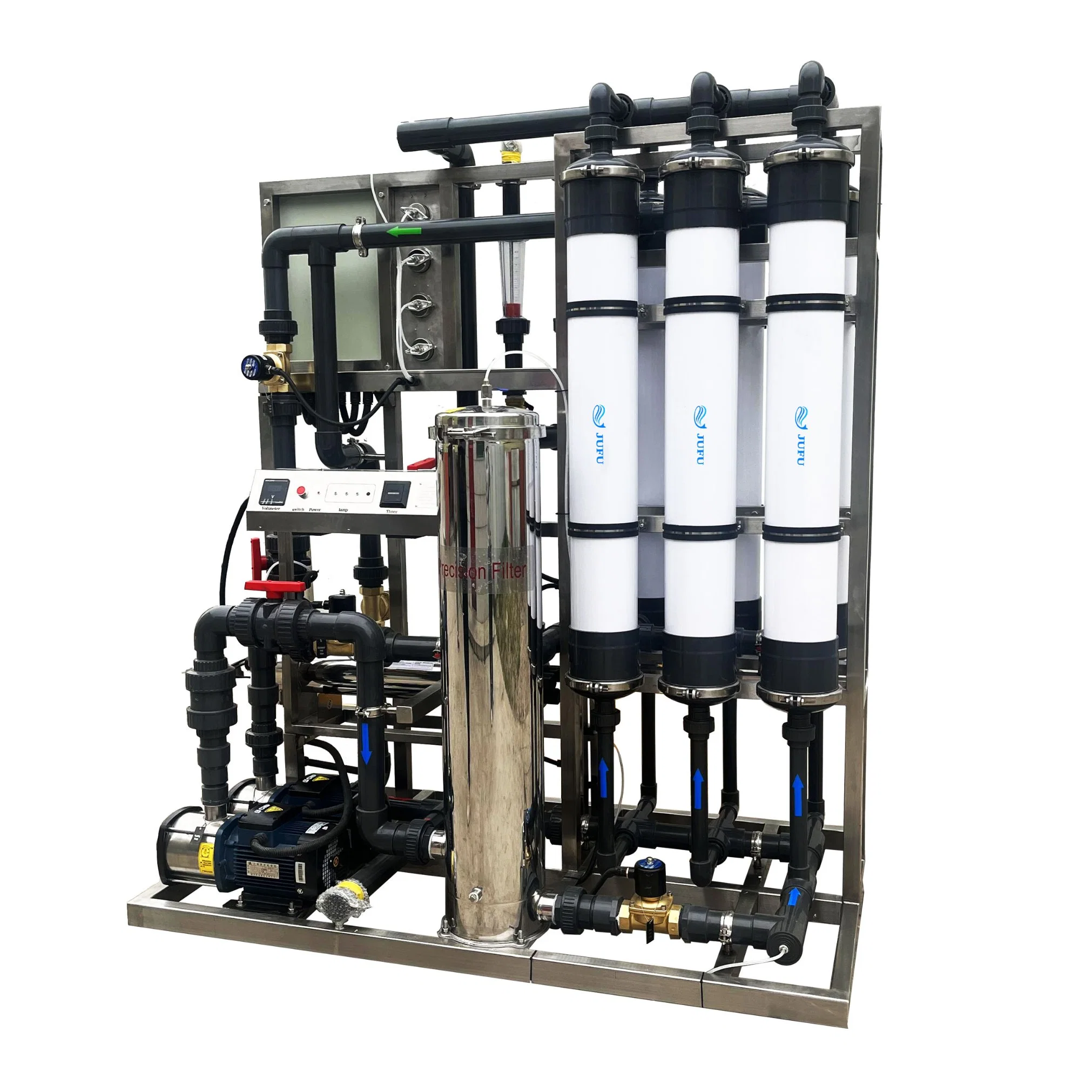 6m3/Hr UF Mineral Water Filtration Machine Ultrafiltration Filter Industrial