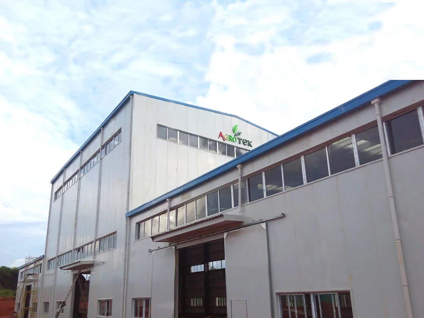 Benin Vorgefertigte Stahlkonstruktion Plant Building Factory Shed