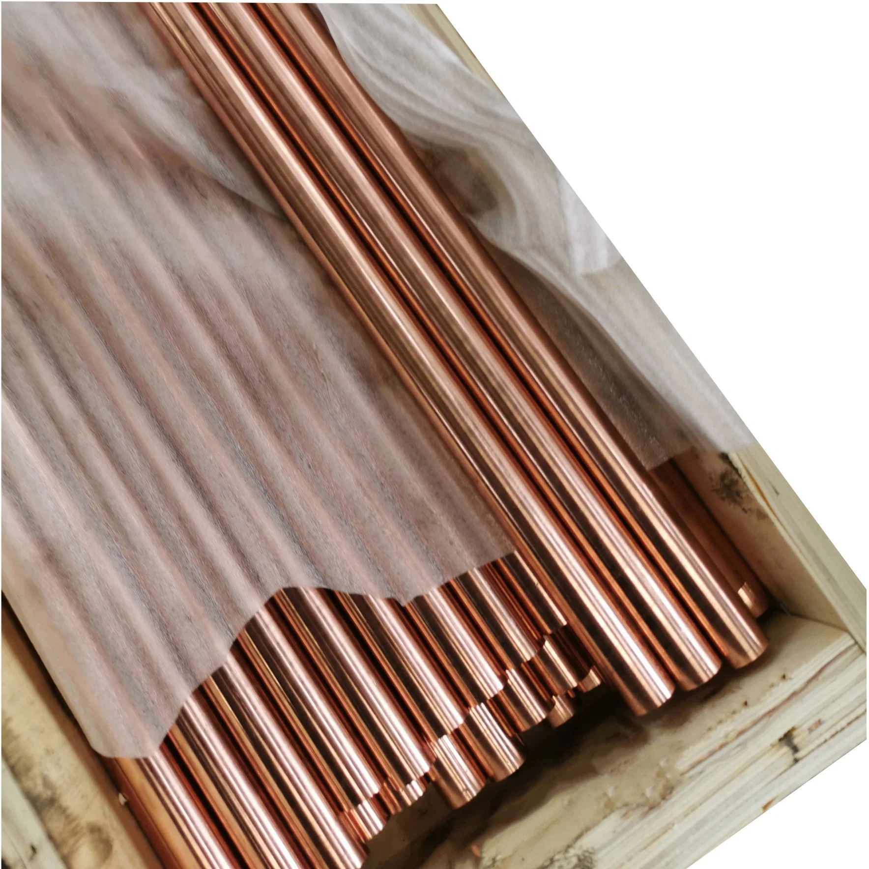 Straight Copper Pipe Tube C10100, C11000, C12200, C21000 for Air Conditioner and Refrigerator